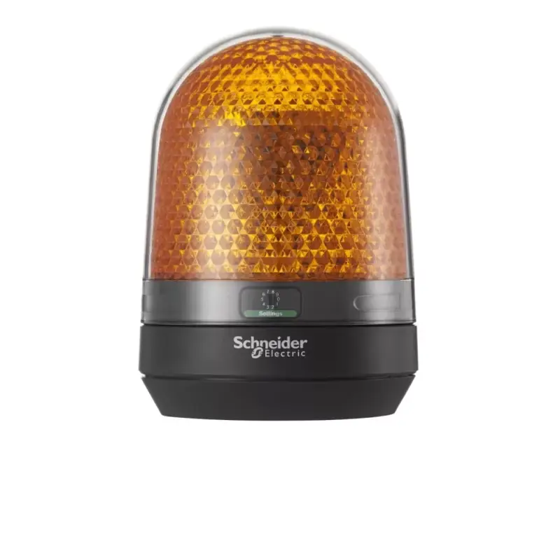 Szezonális akció Schneider XVR3E05 Harmony XVR forgófényű jelzőegység, LED-es, Ø100, IP65, narancs, 48VDC