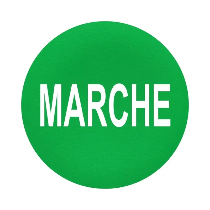 Schneider ZBAF342 Harmony Ø30 panelbe süllyesztett nyomógomb tető, zöld, "MARCHE" Ne maradj le