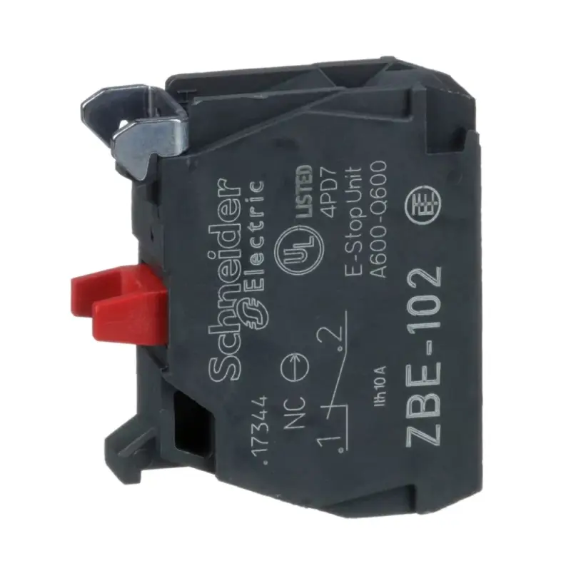 Schneider ZBE102 Harmony XB4/XB5 érintkező blokk, 1NC, csavaros csatlakozó Biztonságos vásárlás