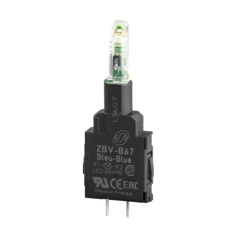 Ne maradj le Schneider ZBVB57 Harmony jelzőlámpa világító modul, LED, 24VAC/DC, narancssárga, tűs csatlakozó