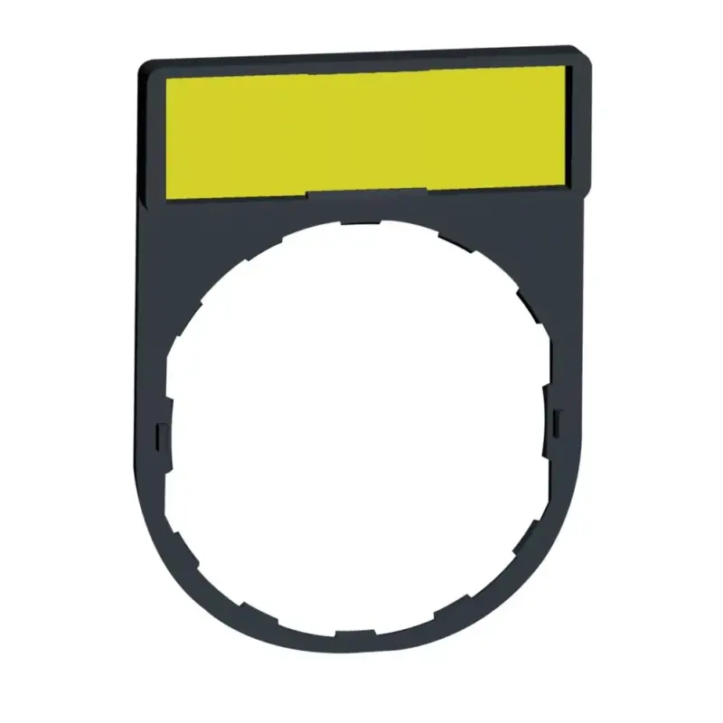 Schneider ZBY4101 Harmony címketartó 30x40 mm, Ø22 készülékekhez, 8x27 mm felirati címkével, jelöletlen, fehér/sárga Legjobb ár