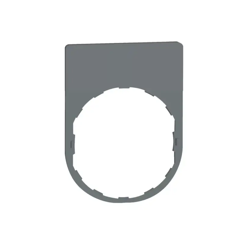 Expressz kézbesítés Schneider ZBYP2101C0 Harmony felirati tábla, 30x40 mm, műanyag, Ø22 készülékekhez, gravírozható, szürke perem
