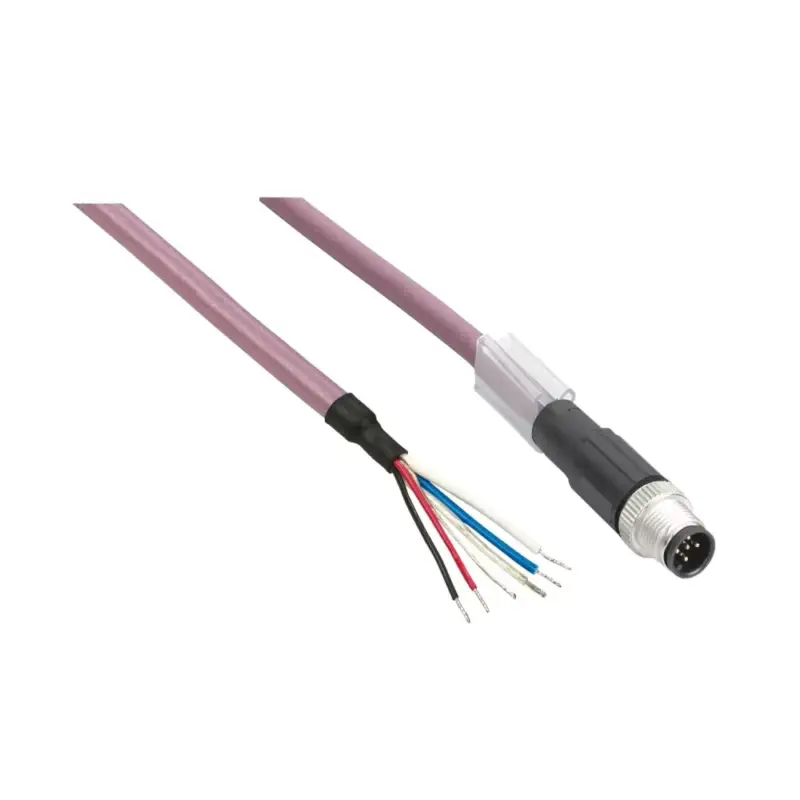 Schneider TCSXCNDFNX3V Kábel,egyenes,M8-4p, Anya-csak vezeték, 3m Gyors kiszállítás