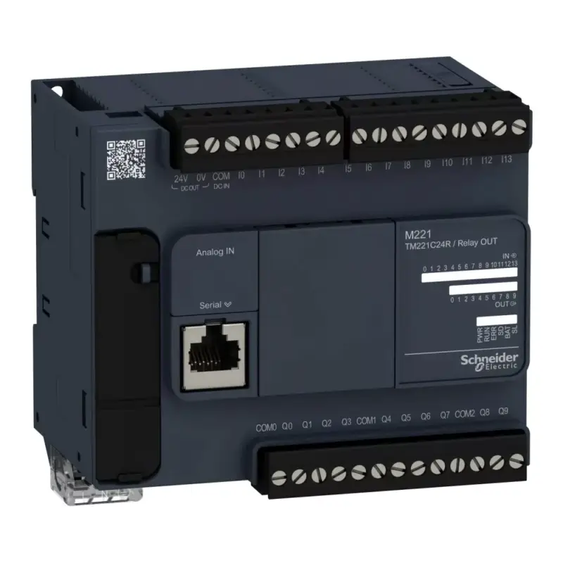 Schneider TM221C24R M221 vez.-24IO Relé KOMP. Utolsó esély
