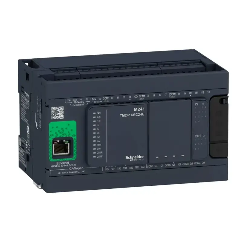 Schneider TM241CEC24R M241 vez.-24IO Relé ETH. CAN MASTER Vedd meg most