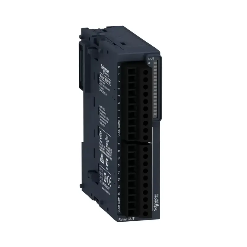 Alacsony ár Schneider TM3DQ16R Bővítő modul TM3-16 DO relés