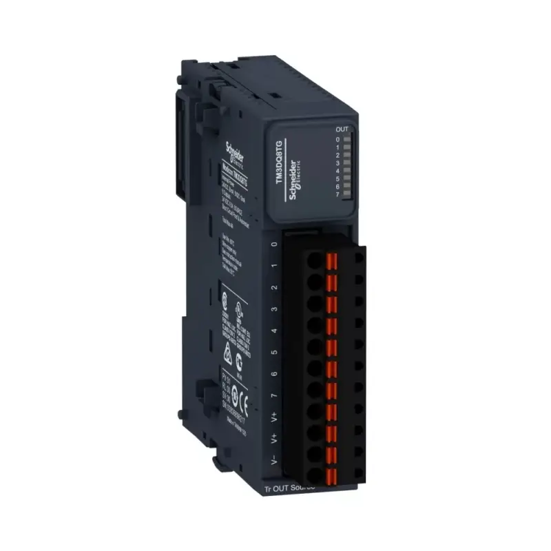 Schneider TM3DQ8TG Bővítő modul TM3-8 DO TR.SOURCE Rugós Korlátozott ajánlat