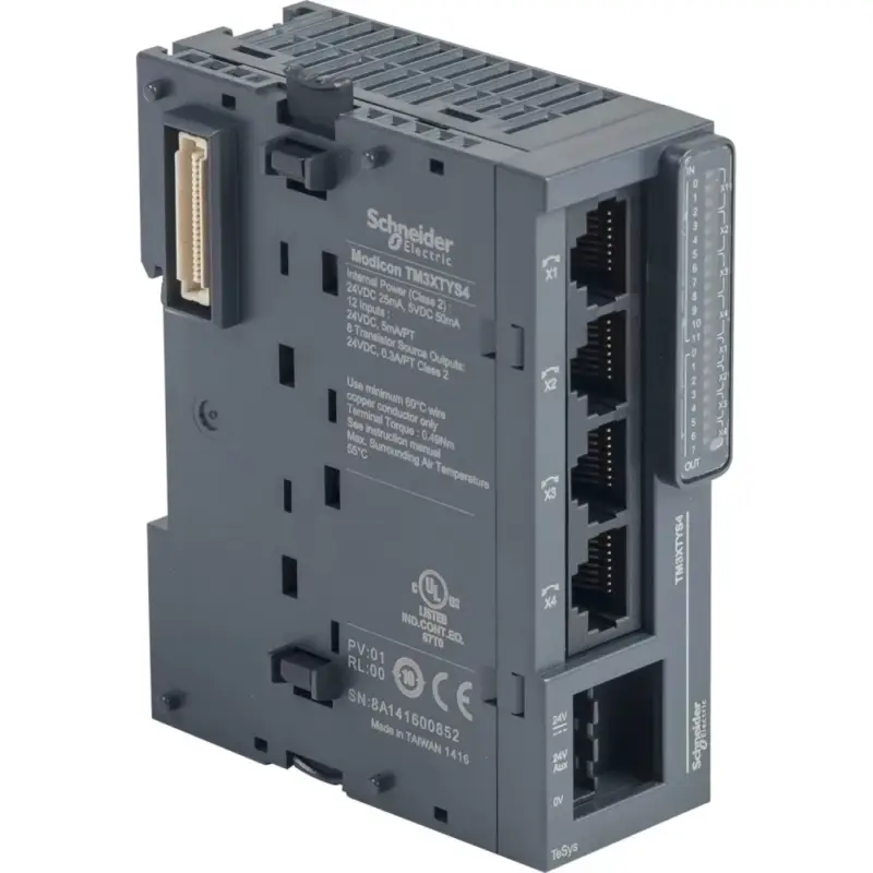 Expressz kézbesítés Schneider TM3XTYS4 Bővítő modul TM3-TESYS INTERFACE 4xRJ45