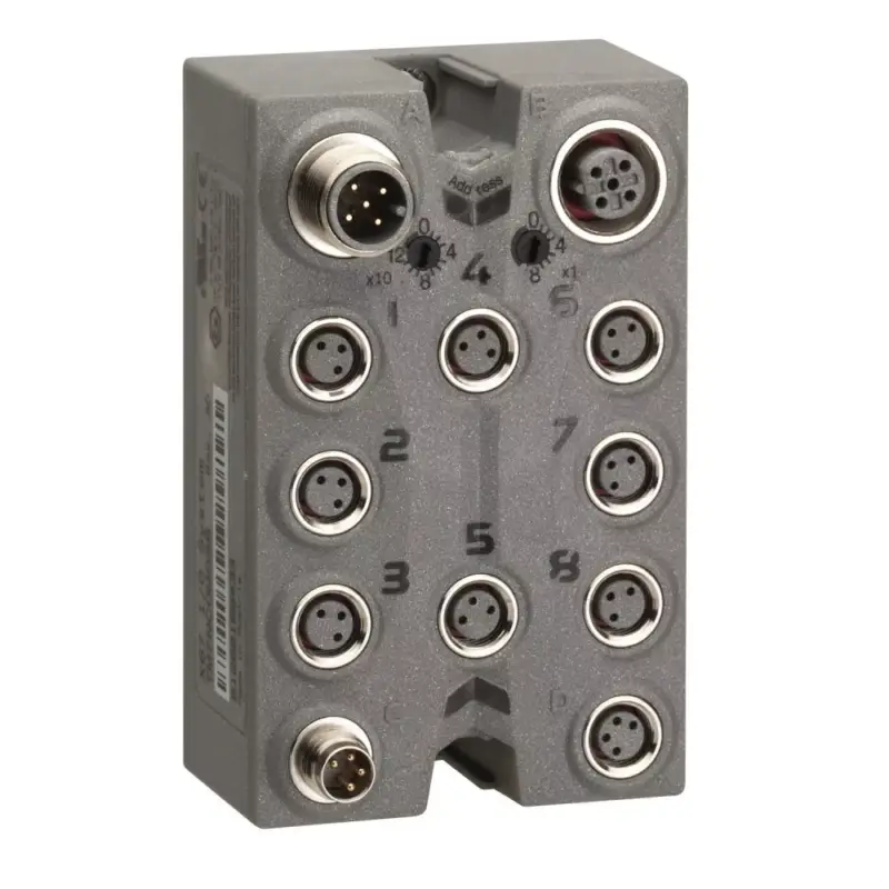 Schneider TM7NCOM08B IP67 CANopen IO Blokk 8 DIO/M8 Biztonságos fizetés