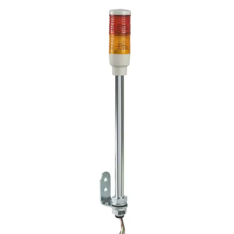 Schneider XVC4B2 Harmony XVC monolitikus Ø40 fényoszlop, 1 piros 1 narancs folyamatos, tartócső, 24VAC/DC Outlet
