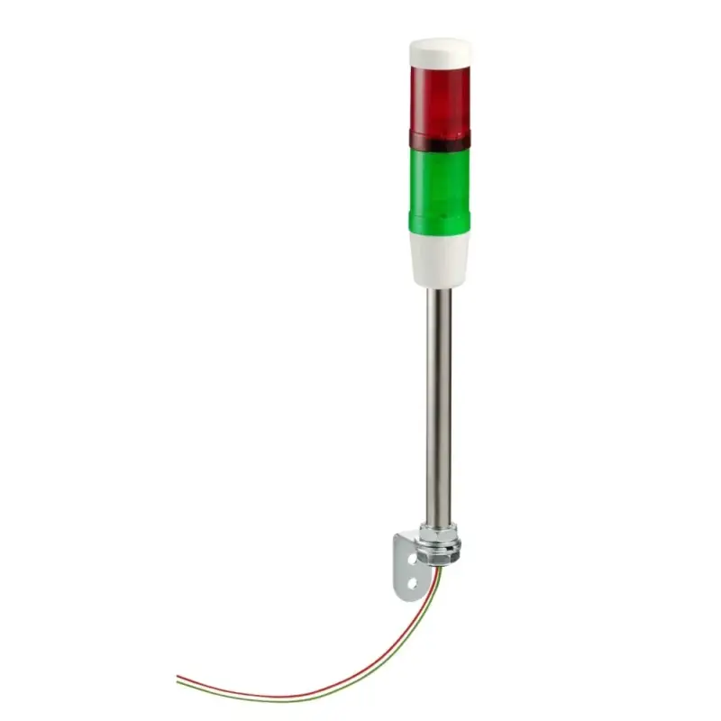 Vásárlói kedvenc Schneider XVMB1RG Harmony XVM Ø45 komplett fényoszlop, folytonos piros-zöld fali, 250mm tartócsöves, 24VAC/DC