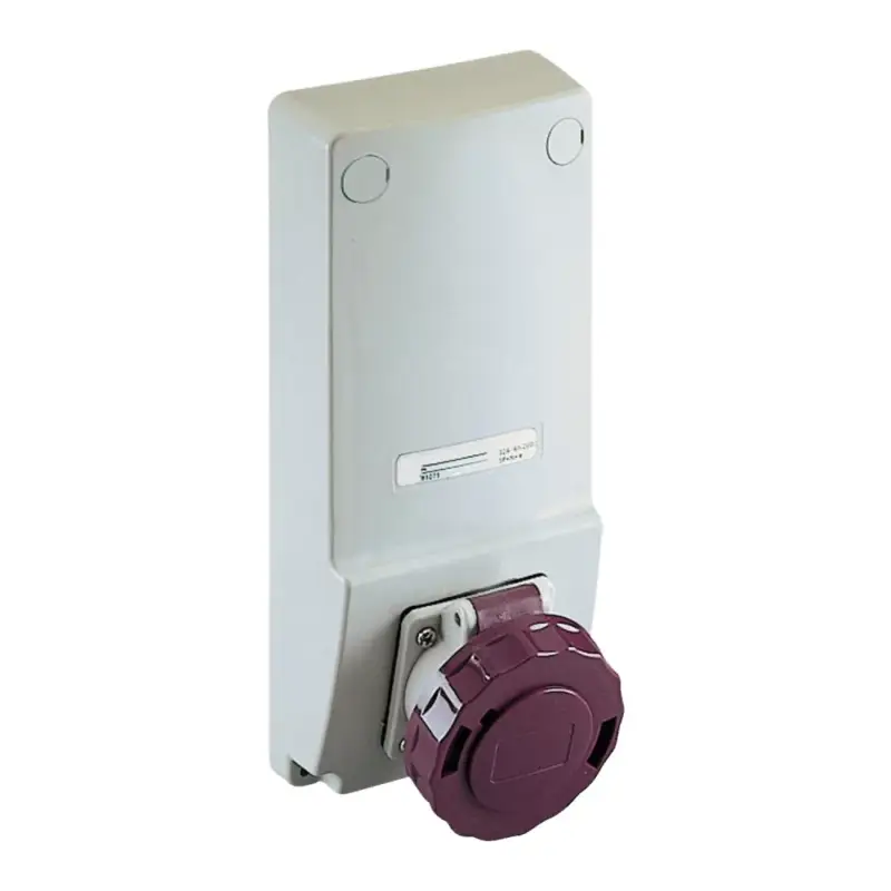 Csak ma Schneider 82076 UNIKA Panelre szerelhető aljzat, 16A, 230V-24V, IP65