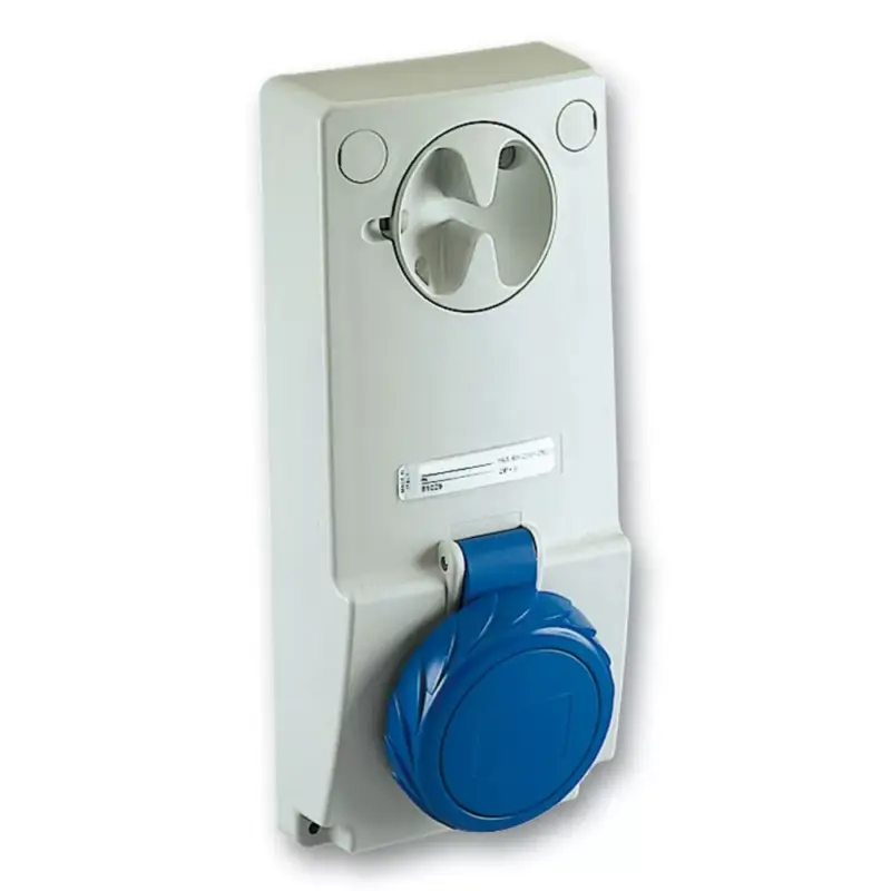 Biztonságos fizetés Schneider 82081 UNIKA Panelre szerelhető, reteszelhető aljzat, 2P+F, 6h, 16A, 250V, IP65, védelem nélkül