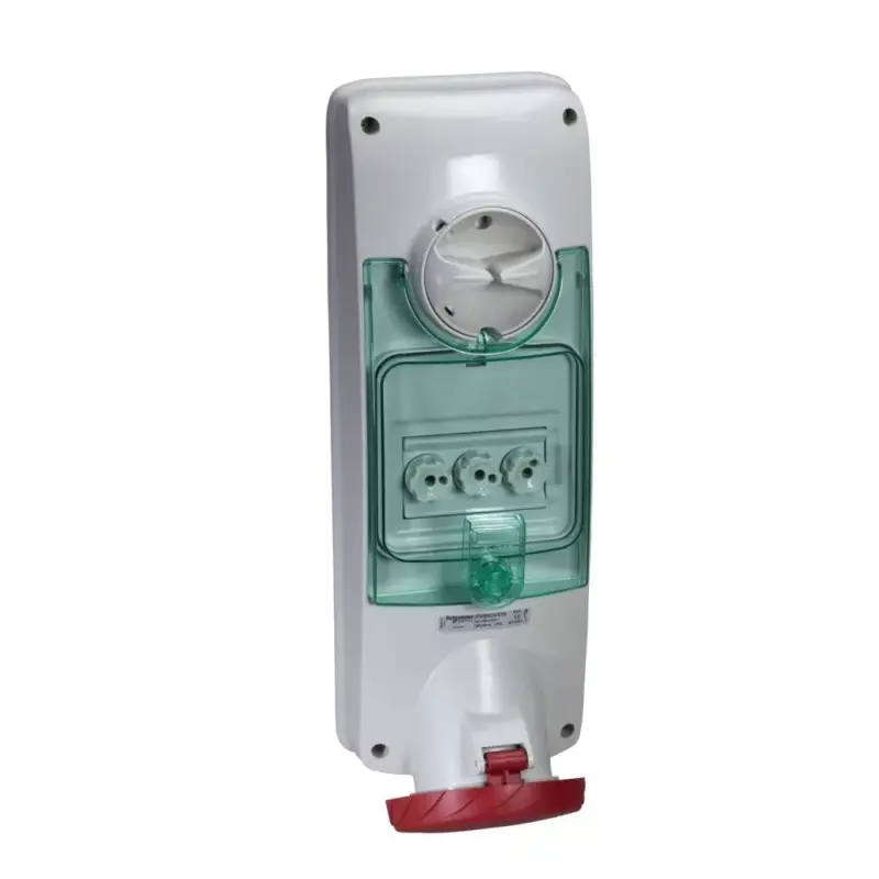 Expressz szállítás Schneider PKB63V535 UNIKA Panelre szerelhető, reteszelhető aljzat, 3P+N+F, 6h, 63A, 415V, IP65, olvadóbiztosítós