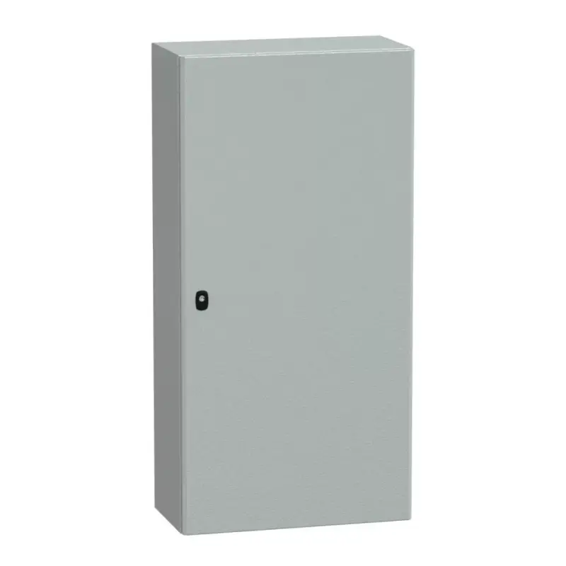 Schneider NSYS3D12630P Spacial S3D Falra szerelhető fém szekrény, Teli ajtóval, 1200x600x300, IP66, szerelőlappal Akció