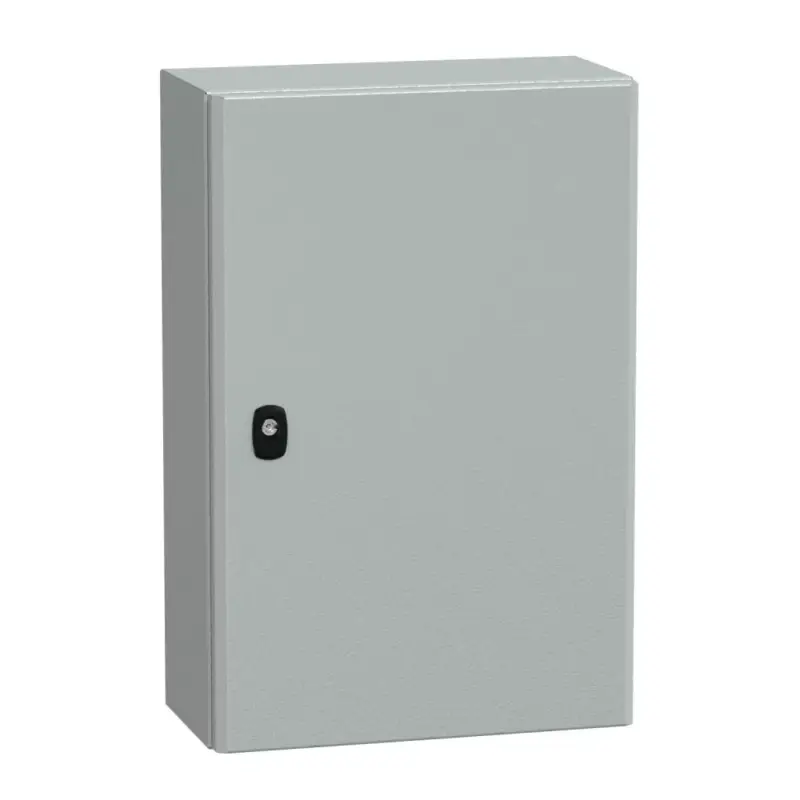 Schneider NSYS3D6420 Spacial S3D Falra szerelhető fém szekrény, Teli ajtóval, 600x400x200, IP66, szerelőlap nélkül Bestseller