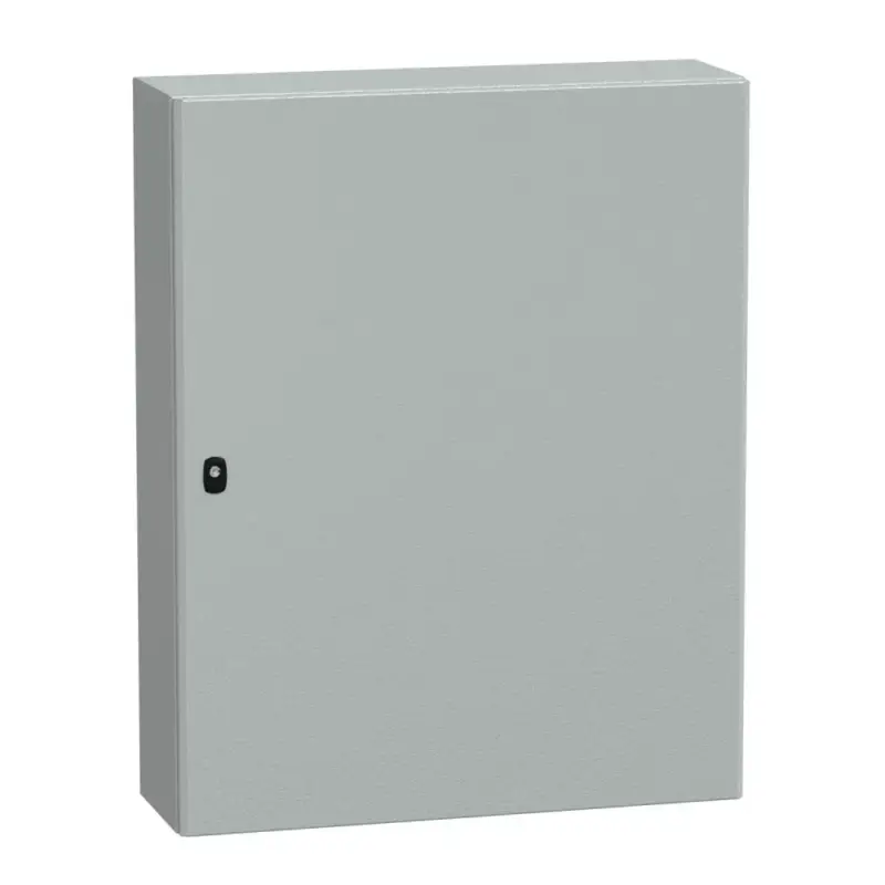 Schneider NSYS3D10825 Spacial S3D Falra szerelhető fém szekrény, Teli ajtóval, 1000x800x250, IP66, szerelőlap nélkül Korlátozott ajánlat