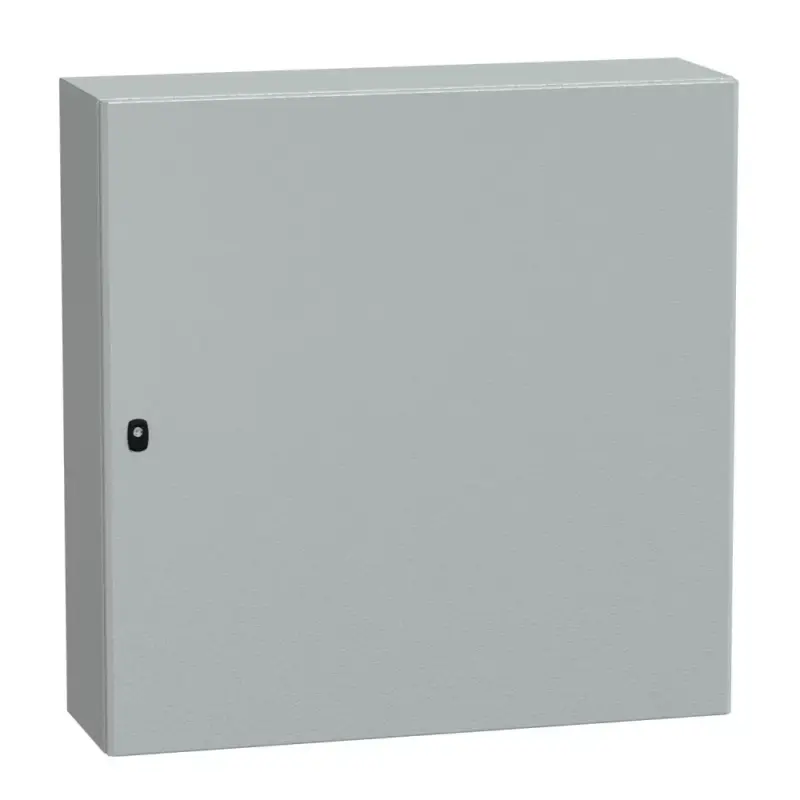 Schneider NSYS3D101030 Spacial S3D Falra szerelhető fém szekrény, Teli ajtóval, 1000x1000x300, IP66, szerelőlap nélkül Kihagyhatatlan ajánlat