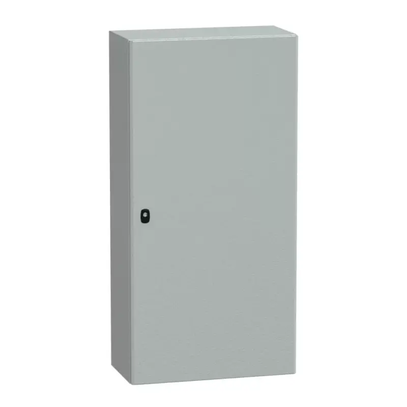 Szuper ajánlat Schneider NSYS3D12630 Spacial S3D Falra szerelhető fém szekrény, Teli ajtóval, 1200x600x300, IP66, szerelőlap nélkül