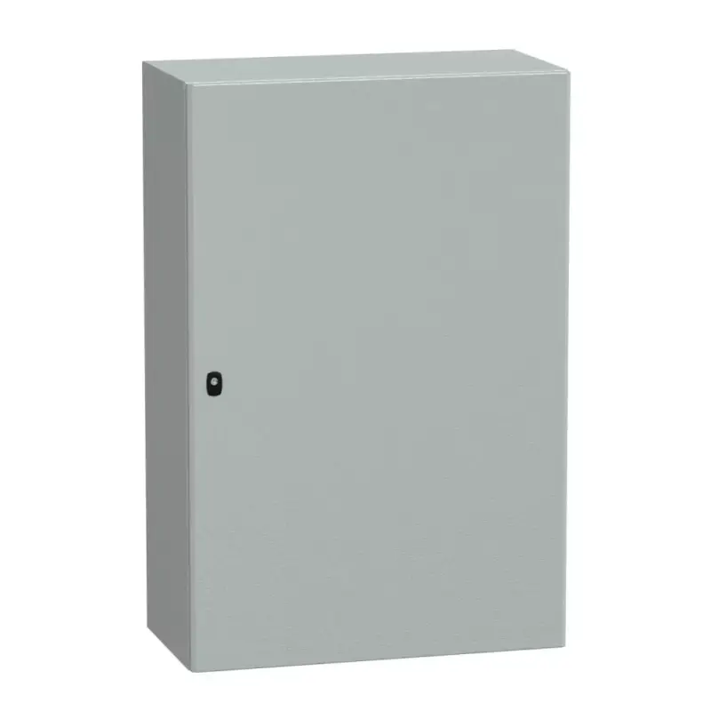 Legjobb ár Schneider NSYS3D12840 Spacial S3D Falra szerelhető fém szekrény, Teli ajtóval, 1200x800x400, IP66, szerelőlap nélkül