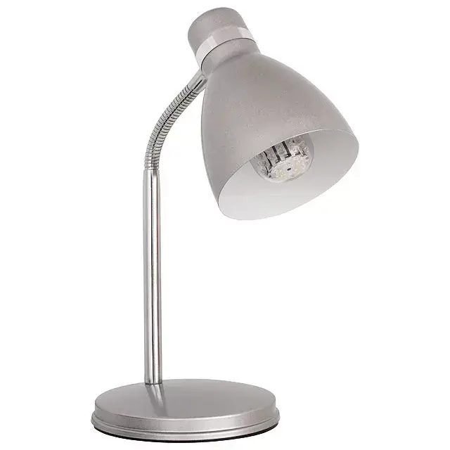 Kanlux 7560 ZARA HR ezüst asztali lámpa kompakt IP20 max 40W (Kanlux 7560) Vásárlói kedvenc