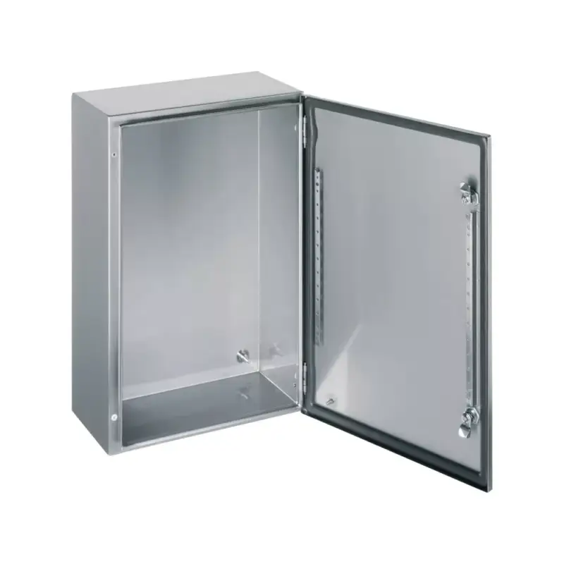 Bestseller Schneider NSYS3X3315H Spacial S3X Falra szerelhető rozsdamentes acél AISI 316L szekrény, Teli ajtóval, 300x300x150, IP66, szerelőlap nélkül