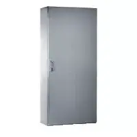 Azonnali szállítás Schneider NSYSMX20850 Spacial SMX rozsdamentes acél AISI 304L álló szekrény, Teli ajtóval, 2000x800x500, IP55, szerelőlap nélkül
