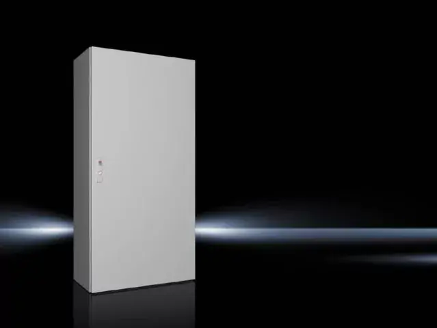 Újdonság Rittal AX 1260.000 fém szekrény, teli ajtóval, 1200x600x300, IP66, szerelőlappal (Rittal 1260000)