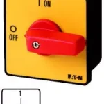 Kiárusítás Eaton 005743 P3-63/E-RT Be-Ki kapcsoló VÉSZ-KI 3p 63A beépíthető