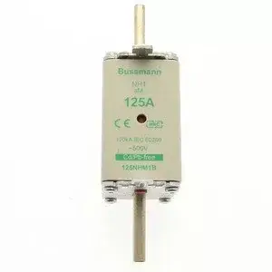 Eaton 125NHM1B NH FUSE 125AMP 500V aM SIZE 1 NH-betét 125A, DIN 1 méret, 500V AC, aM Nézd meg most