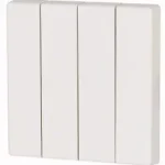 Eaton 126050 CWIZ-04/01 4x-es_billentyű_fehér_55x55mm Szuper akció