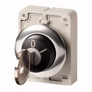 Eaton 187052 M30C-FWRS-MS10-A1 Kulcsos kapcsoló,30mm,lapos,2 áll.,reteszelt Csak ma