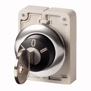 Eaton 187069 M30C-FWS3 Kulcsos gomb,30mm,lapos,2áll. Rendeld meg most