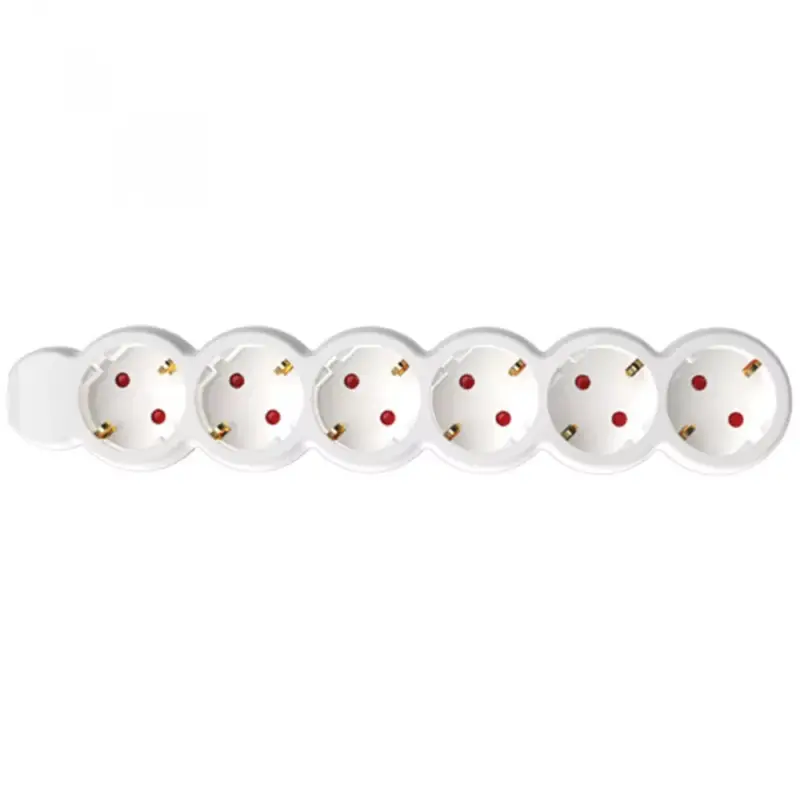 Outlet HOME NV 6-3/WH/1,5 6os elosztó 3m, 3x1,5mm2, fehér ( NV 6-3/WH/1,5 )