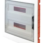 Szuper ajánlat Tracon EDSS-18/2 Műanyag kiselosztó, 36 modul, 2 sor, füstszínű sík ajtóval, IP40, süllyesztett