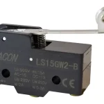 Végkiárusítás Tracon LS15GW2-B Helyzetkapcsoló, rugószáras-görgős 1×CO, 2A/230V AC, 35mm, IP00