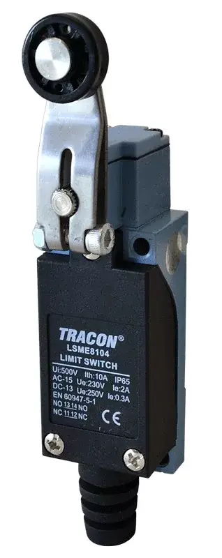 Tracon LSME8104 Helyzetkapcsoló, lengőkar-görgő 1×NO+1×NC, 5A/250V AC, 30mm, IP65 Akciós ár