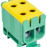 Tracon FLEAL-50/2ZS Főáramköri leágazó kapocs, sínre szerelhető, zöld/sárga 6-50mm2, max. 800VAC, max.160A Bestseller