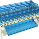 Tracon FLSO16-4P16 Moduláris elosztóblokk nyitható fedéllel 4×16(10) mm2 / 12×10(6) mm2, 500VAC/DC, 80A Árengedmény