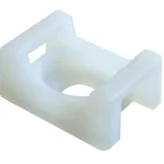 Expressz kézbesítés Tracon CSTALP-3 Csavarozható, 2oldalt fűzhető kábelkötegelő talp, natúr 12.8×7mm, d=3.3mm, PA6.6