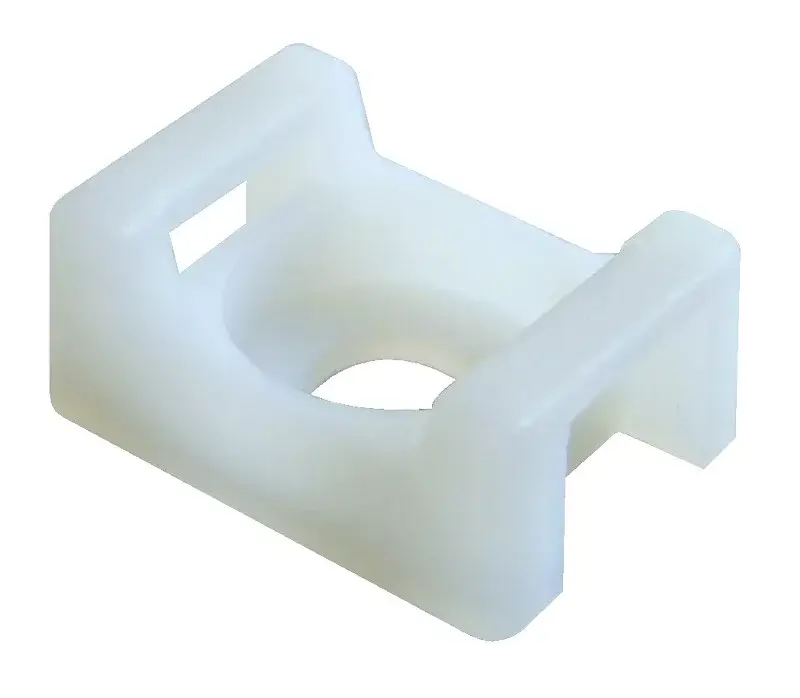 Expressz kézbesítés Tracon CSTALP-3 Csavarozható, 2oldalt fűzhető kábelkötegelő talp, natúr 12.8×7mm, d=3.3mm, PA6.6