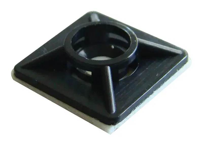 Rendeld meg most Tracon TALP191 Öntapadós/csavarozható, 4oldalt fűzhető kötegelő talp,fekete 20×20mm, d=2,9mm, PA6.6