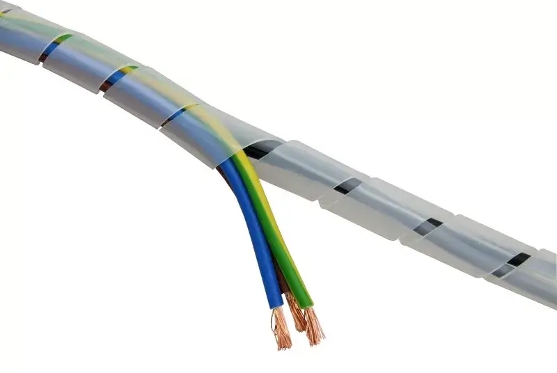 Azonnali szállítás Tracon KSPI-8N Vezetékösszefogó szalagspirál, natúr dmin-dmax=12-50mm, PE