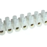 Különleges ajánlat Tracon S15A-U Flexibilis sorozatkapocs, U profil, 12 tag, natúr 10mm2, 450VAC, 50A, PE