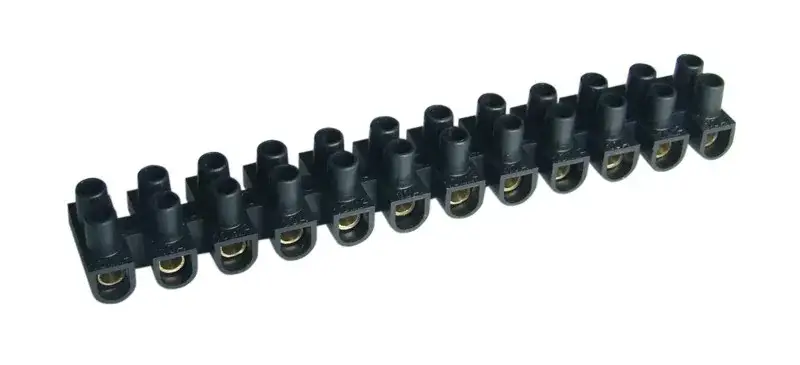 Expressz kézbesítés Tracon SF15A-U Flexibilis sorozatkapocs, U profil, 12 tag, fekete 10mm2, 450VAC, 50A, PE