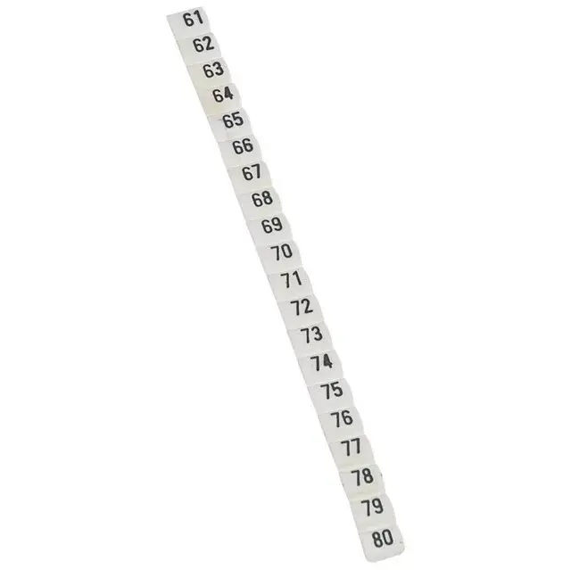 Csak ma Legrand 038153 Jelölőszámok 61-80 0,5-1,5 mm2 ( Legrand 038153 )