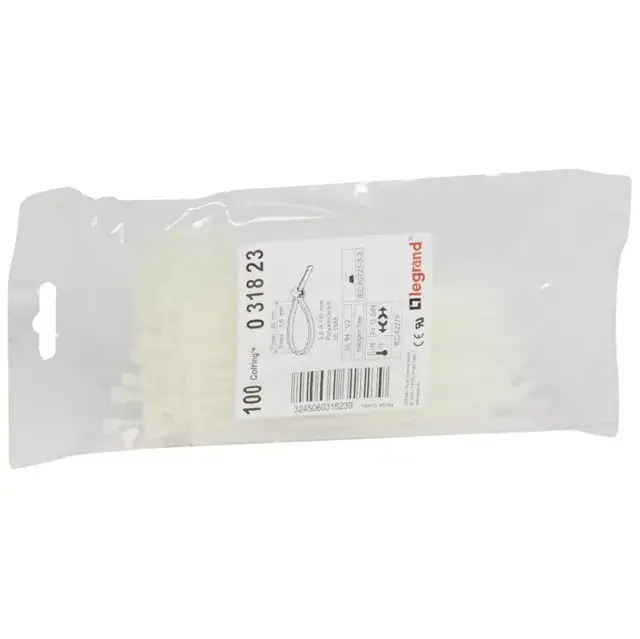 Kihagyhatatlan ajánlat Legrand 031823 Colring 3,5x140 színtelen vezetékkötegelő ( Legrand 031823 )