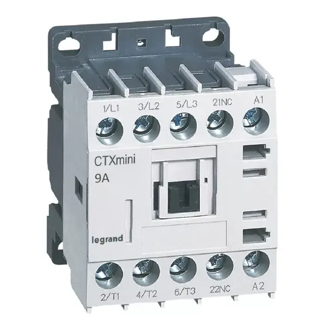 Gyors kiszállítás Legrand 417034 CTX3 Mini ip. mágneskapcs. 3P 9A 1NY 110V AC ( Legrand 417034 )