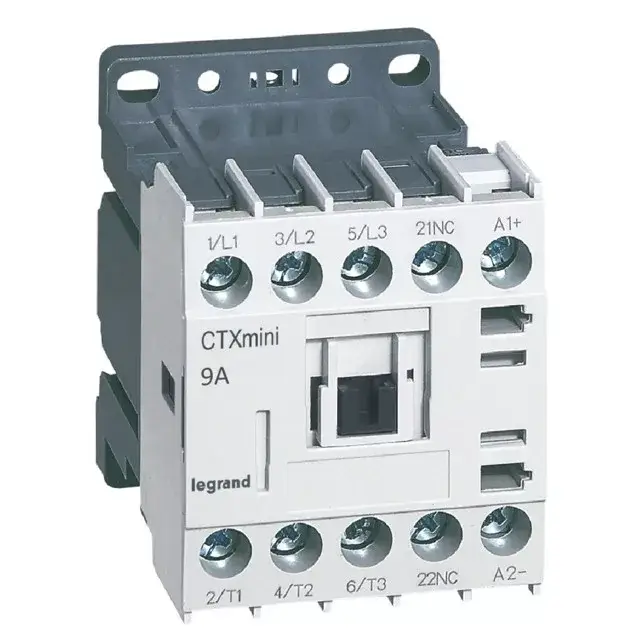 Azonnali szállítás Legrand 417031 CTX3 Mini ip. mágneskapcs. 3P 9A 1NY 24V DC ( Legrand 417031 )