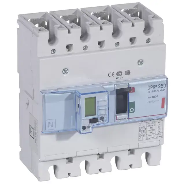 Akciós ár Legrand 420447 DPX3 250 160A 4P S2+M 36kA kompakt megszakító ( Legrand 420447 )